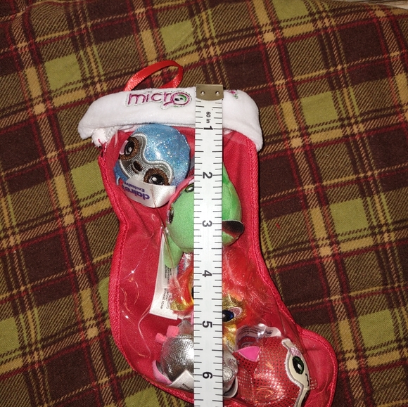 NWT Claire’s Exclusive Squeezamals Micro Christmas Plush Stocking With 5 Plush - Picture 5 of 6